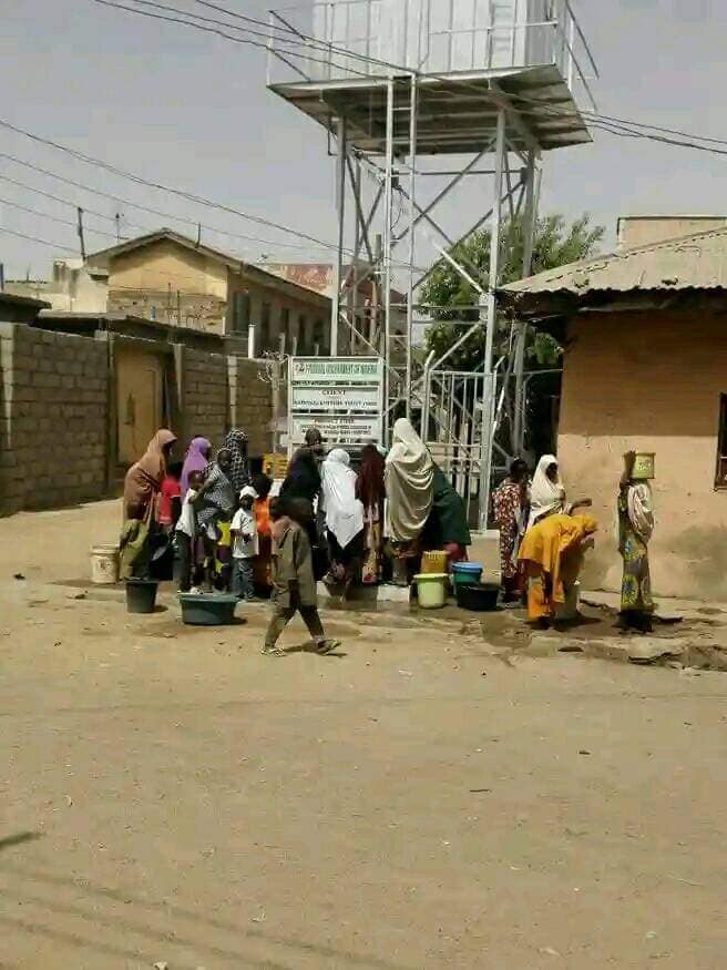 30 Solar Powered Boreholes and Hand Pumps Across the 11 Wards - Front View