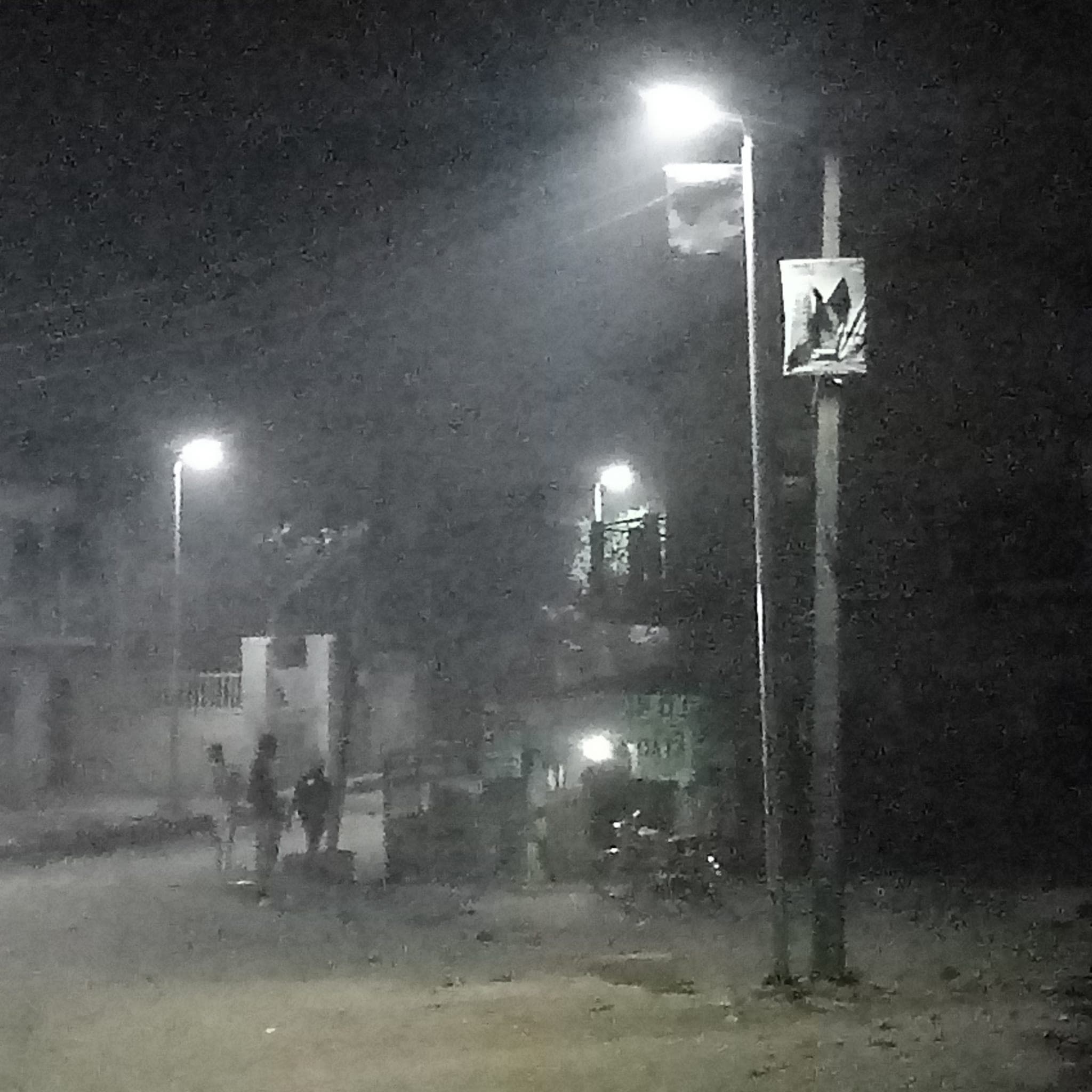 Installation of Over 1200 Solar Street Lights Across the 11 Wards - Front View