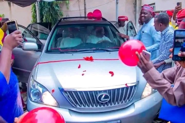 Lexus 350 Car Gift to Nassarawa Local Government Party Chairman - Front View