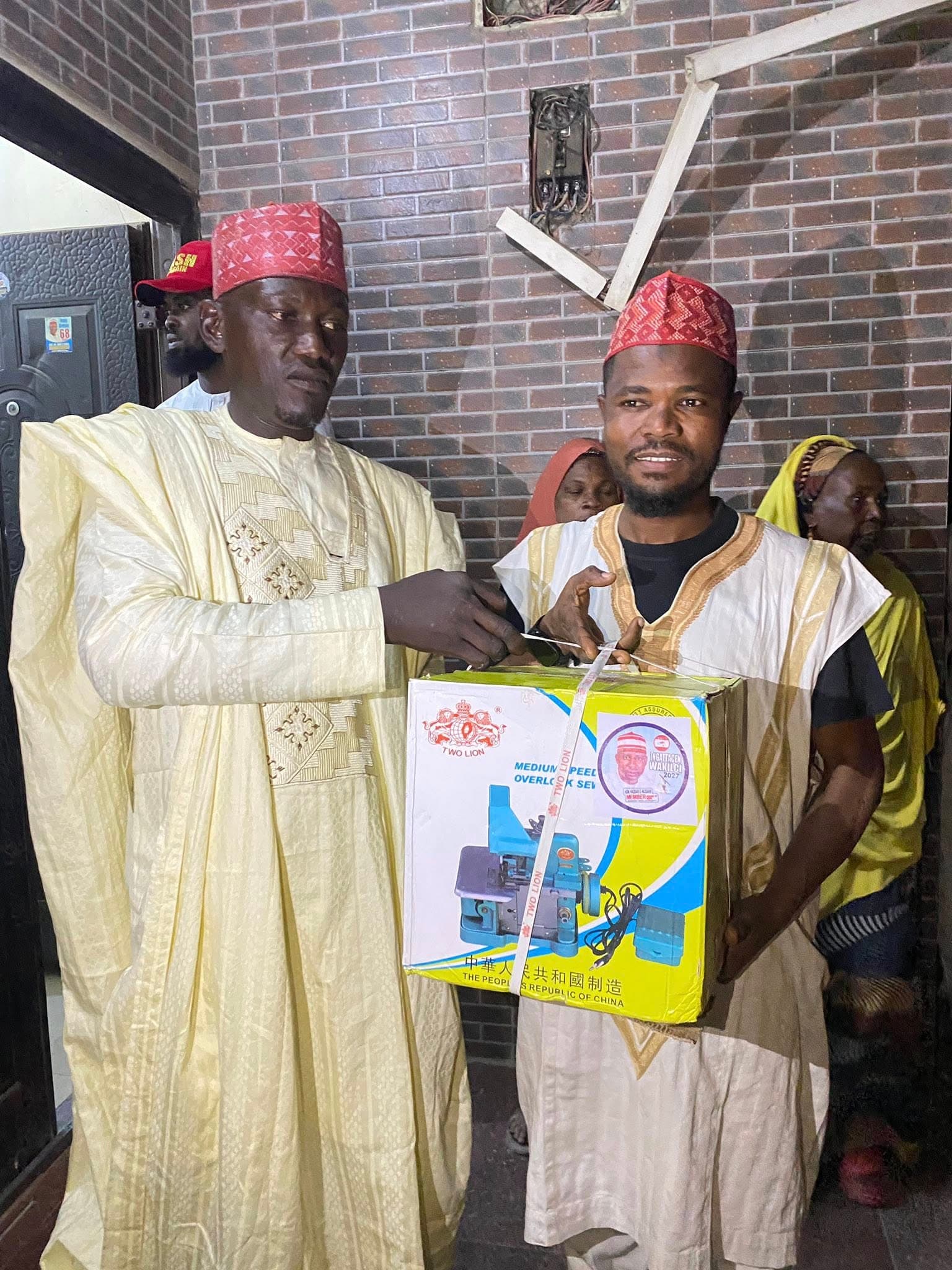Distribution of Empowerment Materials - Front View