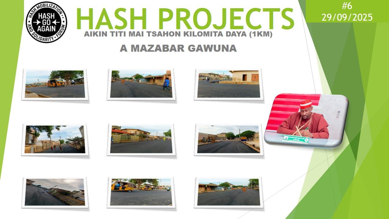 Construction of 300 MTR Road at Gawuna Ward - Front View